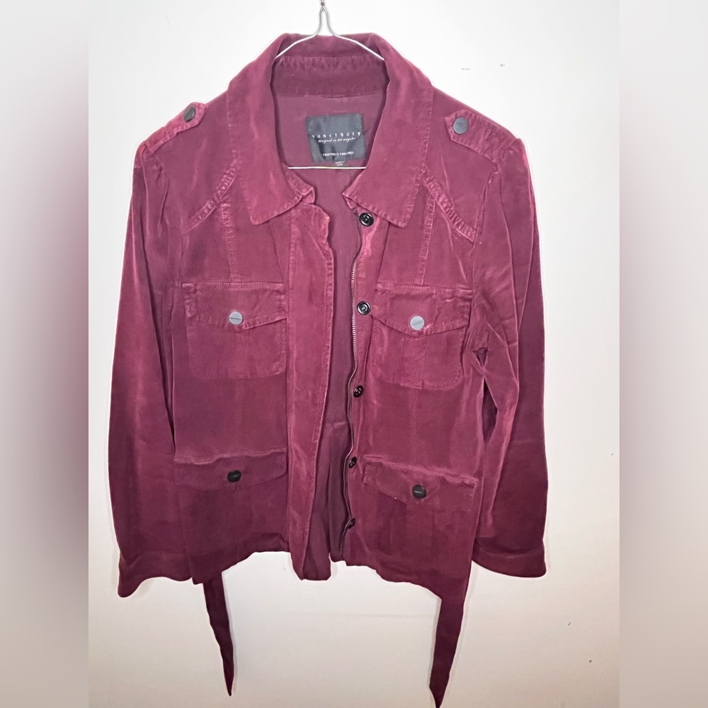 Burgundy Corduroy Jacket